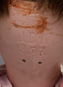 BABYDOCKA, biskvi, Tyskland ca 1916. J.D. Kestner 257.