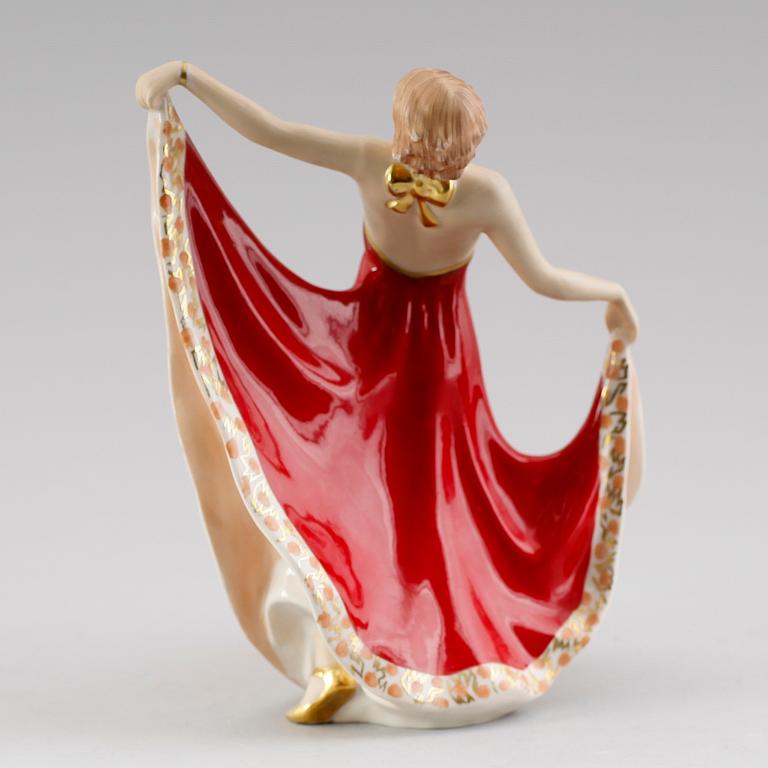 FIGUR, porslin, Royal Dux, 1900-talets första hälft.