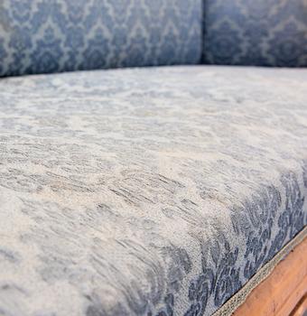 SOFFA MED 4 STOLAR, Karl Johan, 1800-talets mitt, Sverige.
