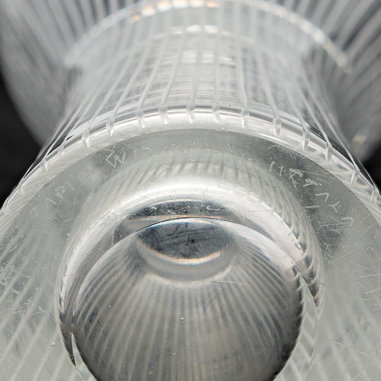 Tapio Wirkkala, 2 vaser, signerade Tapio Wirkkala, Iittala.