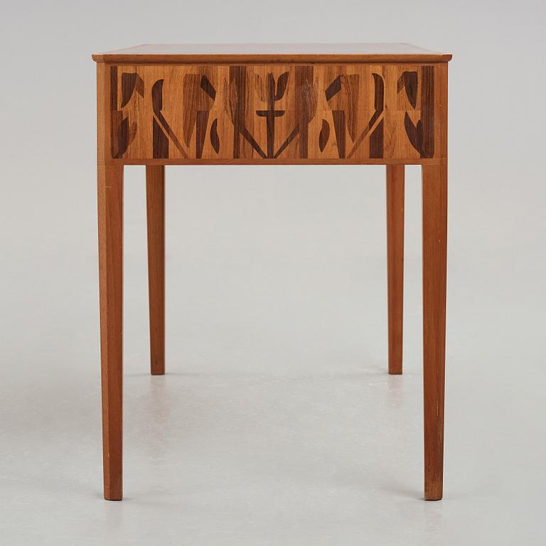 Carl Malmsten, a "Nefertite" desk, Stockholm 1940's-50's.