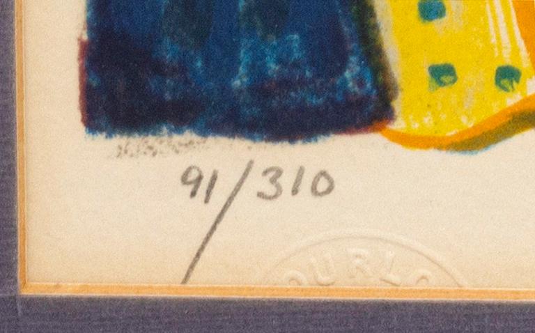 LENNART JIRLOW, Färglitografi, signerad o numrerad 91/310.