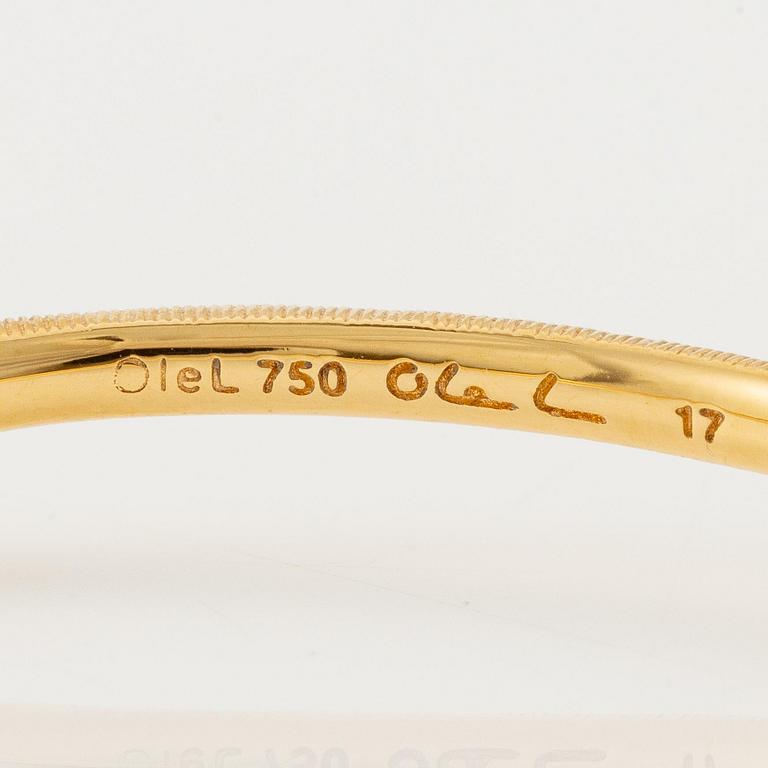 An Ole Lynggaard bracelet 18K gold in the shape of a snake.
