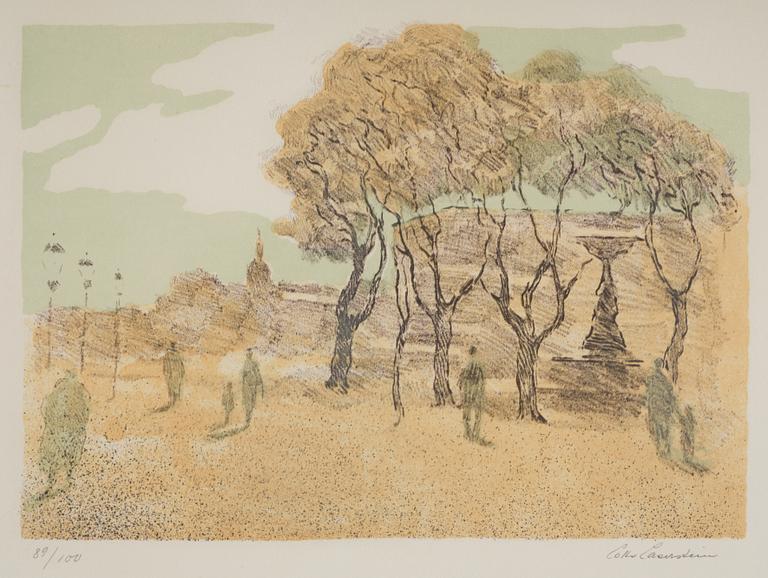 Lotte Laserstein, "Kungsträgården".