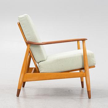 Arne Vodder, a model 'FD 161' armchair, France & Son, Denmark, 1950's.