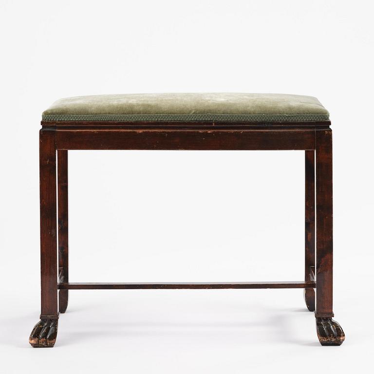 Otto Schulz, taburett, Boet, Göteborg, 1920-30-tal.