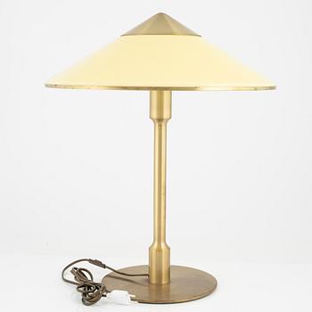 A brass table light, 'Kongelys', Fog & Mørup, Denmark, second half of the 20th Century.