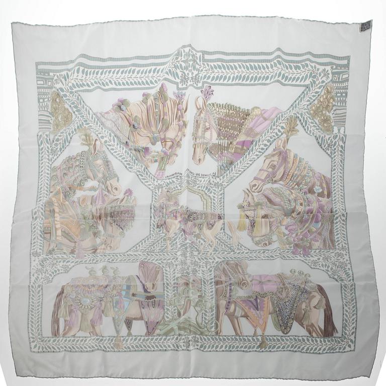 SCARF, "La Danse Du Cheval Marwari", Hermès.
