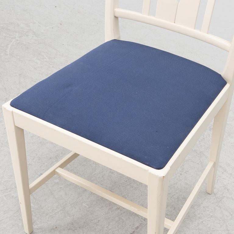Carl Malmsten, four chairs, "Ulfåsa", Bodafors, 1963.