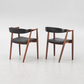 Armchairs, a pair by Farstrup, Denmark, 1960s.