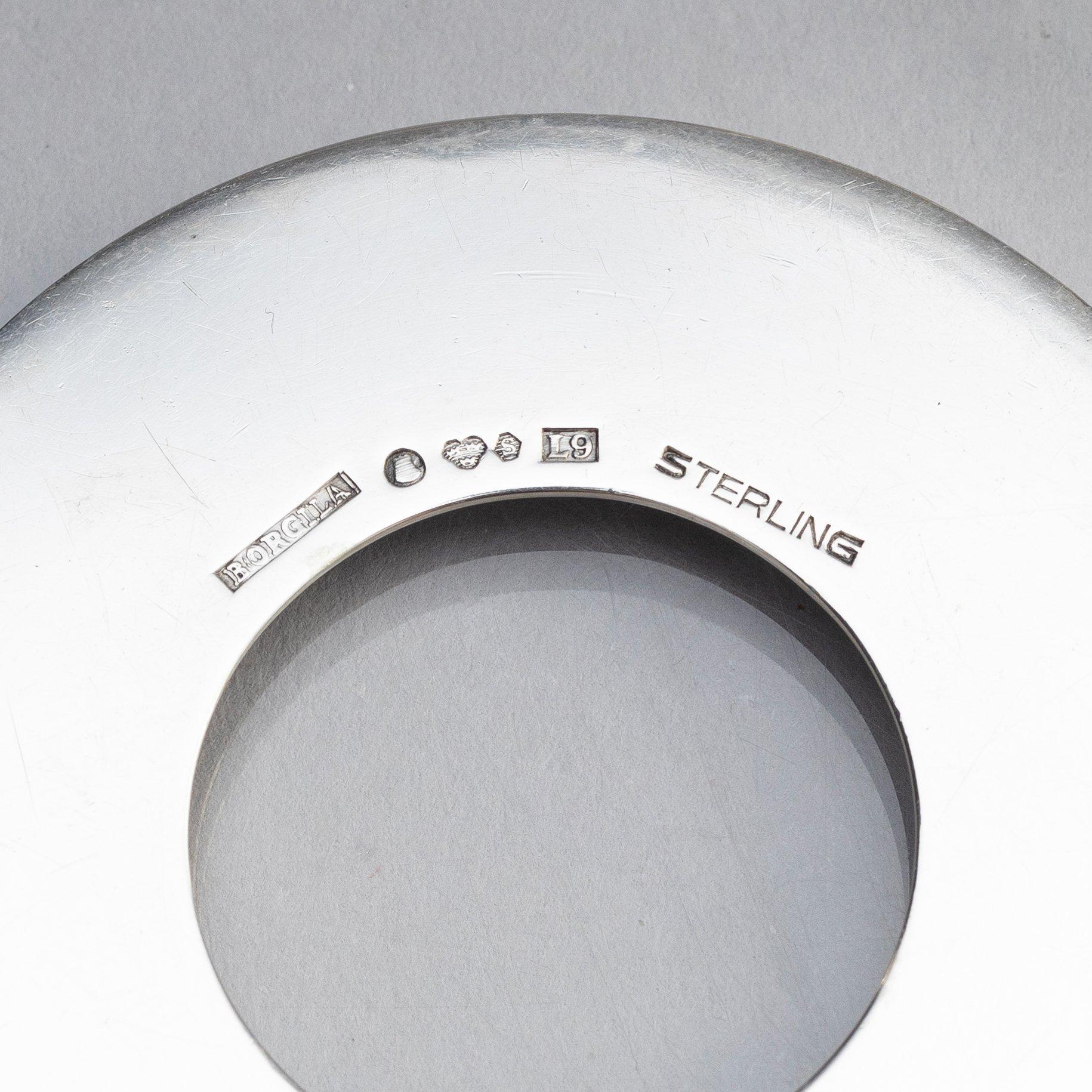 Atelier Borgila, ljusstakar, 4 stycken, sterlingsilver, Stockholm 1961.