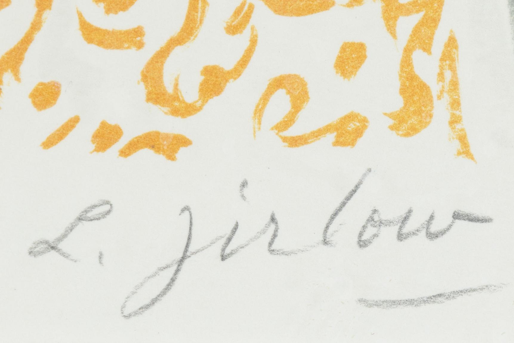 Lennart Jirlow, lithograph in colours, 1976, signed 212/310.
