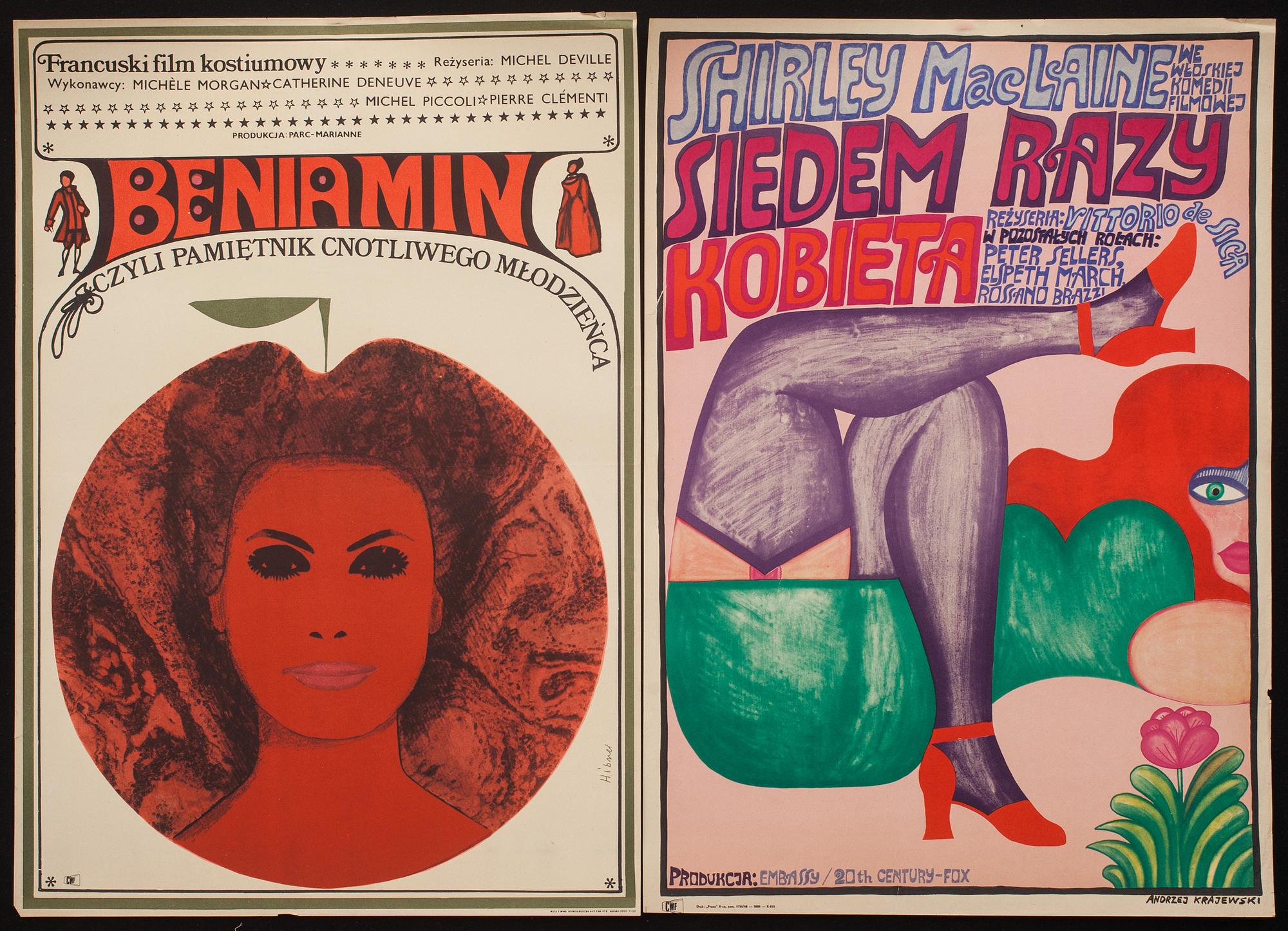 PARTI FILMAFFISCHER, 11 ST. Östeuropeiska, 1900-talets andra hälft.