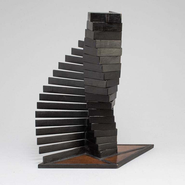 LARS KLEEN, sculpture, wood, signed and dated -89.