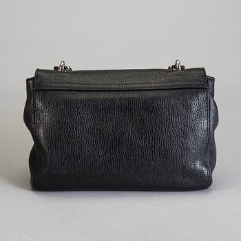 A black leather Mulberry "Lily" shoulderbag.