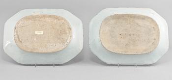 FAT, 2 st, porslin, Kina, 1700-tal.