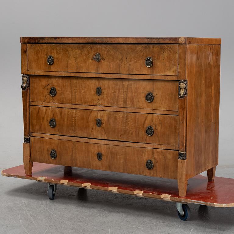 A Biedermeier chest of drawers, probably Austria, first half of the 19th century.