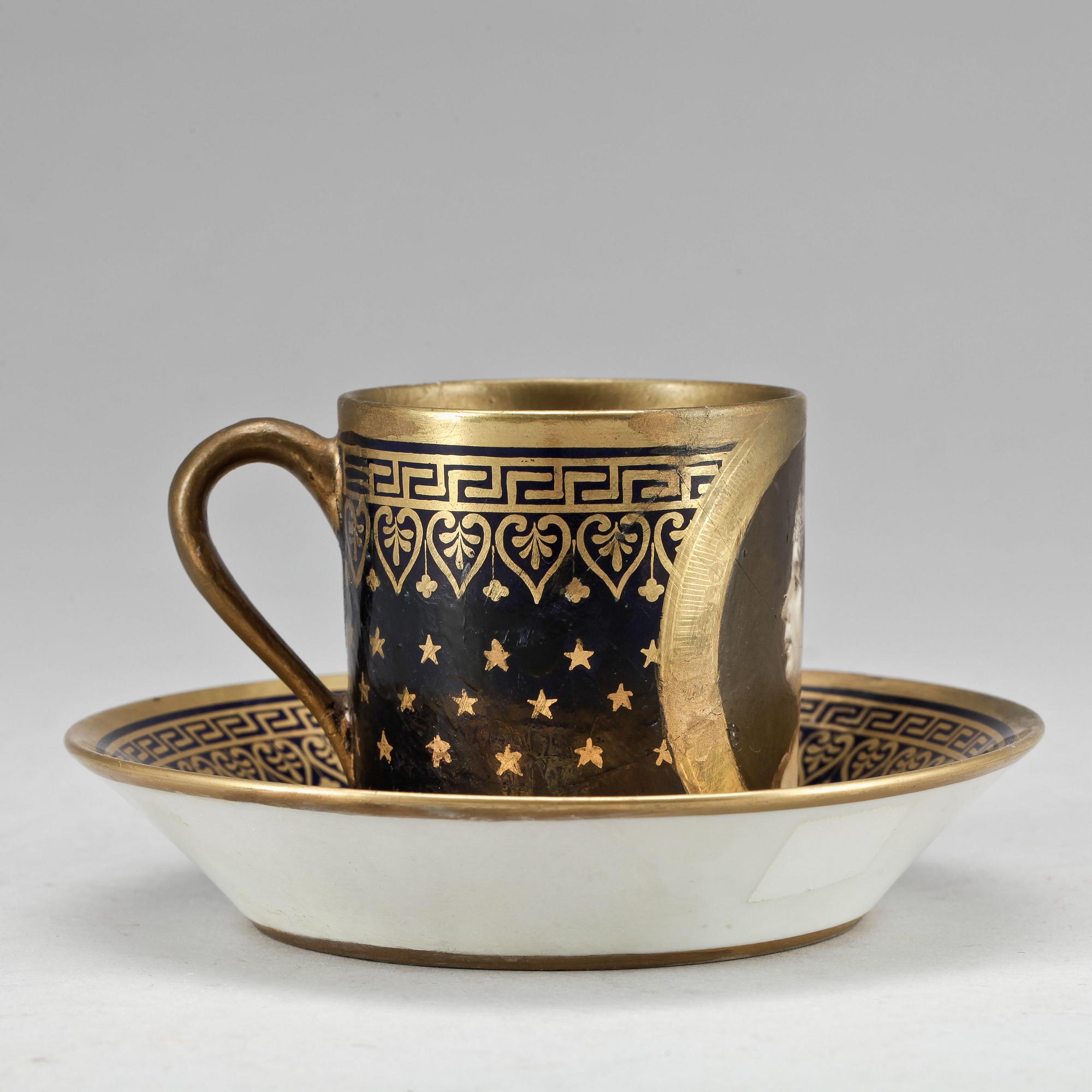 KOPP med FAT, empire, Darte, Paris, 1800-tal.