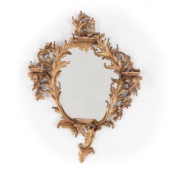 SPEGEL. Rokokostil, möjligen Italien, 1900-talets början.