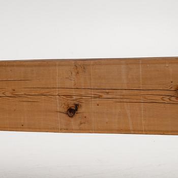 A Swedish pine table, Hälsingland, 18th-19th century.