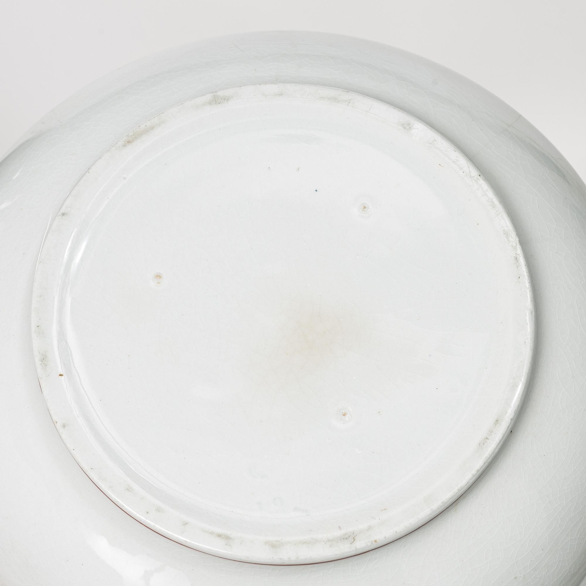 Rörstrand, a Christmas service pieces, 2 pcs, 'Herrgårdsjul', early 20th century.