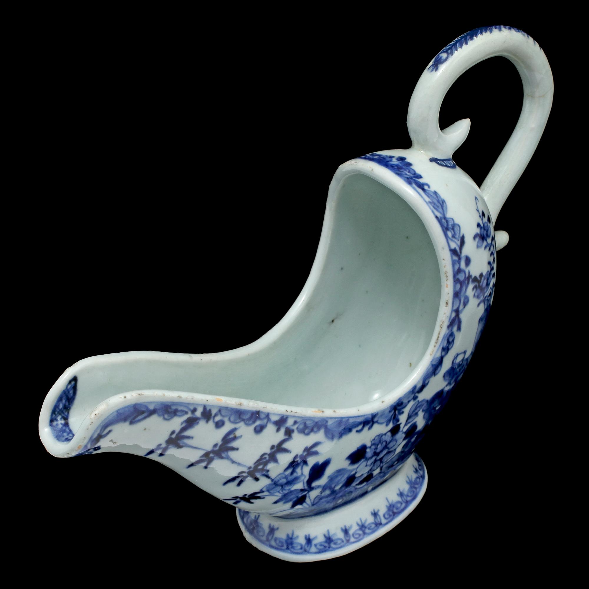 SÅSSNIPA, porslin, Kina, 1700-tal.