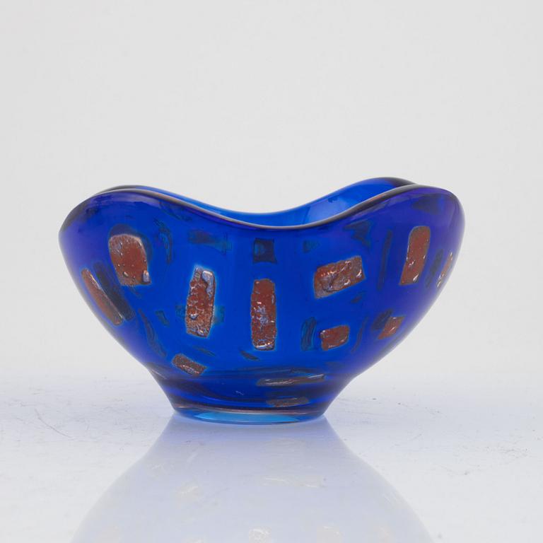 Sven Palmqvist, a 'Ravenna' glass bowl, Orrefors 1976.