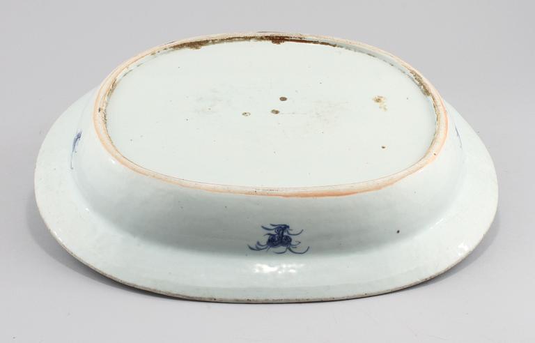 HANDFAT, porslin, Kina, 1700-tal.
