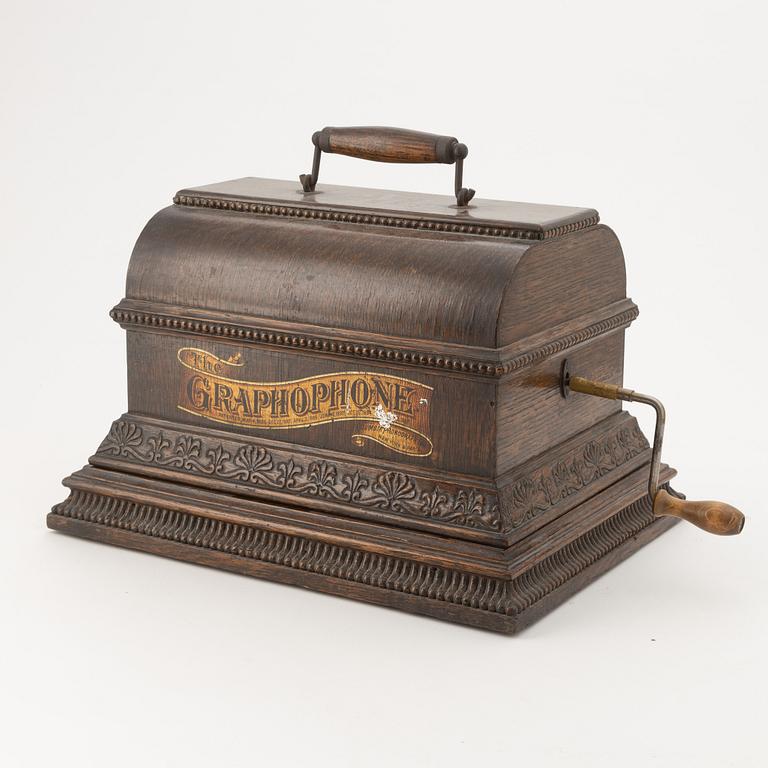 Grafofon, Columbia Graphophone Company, 1900-talets början.