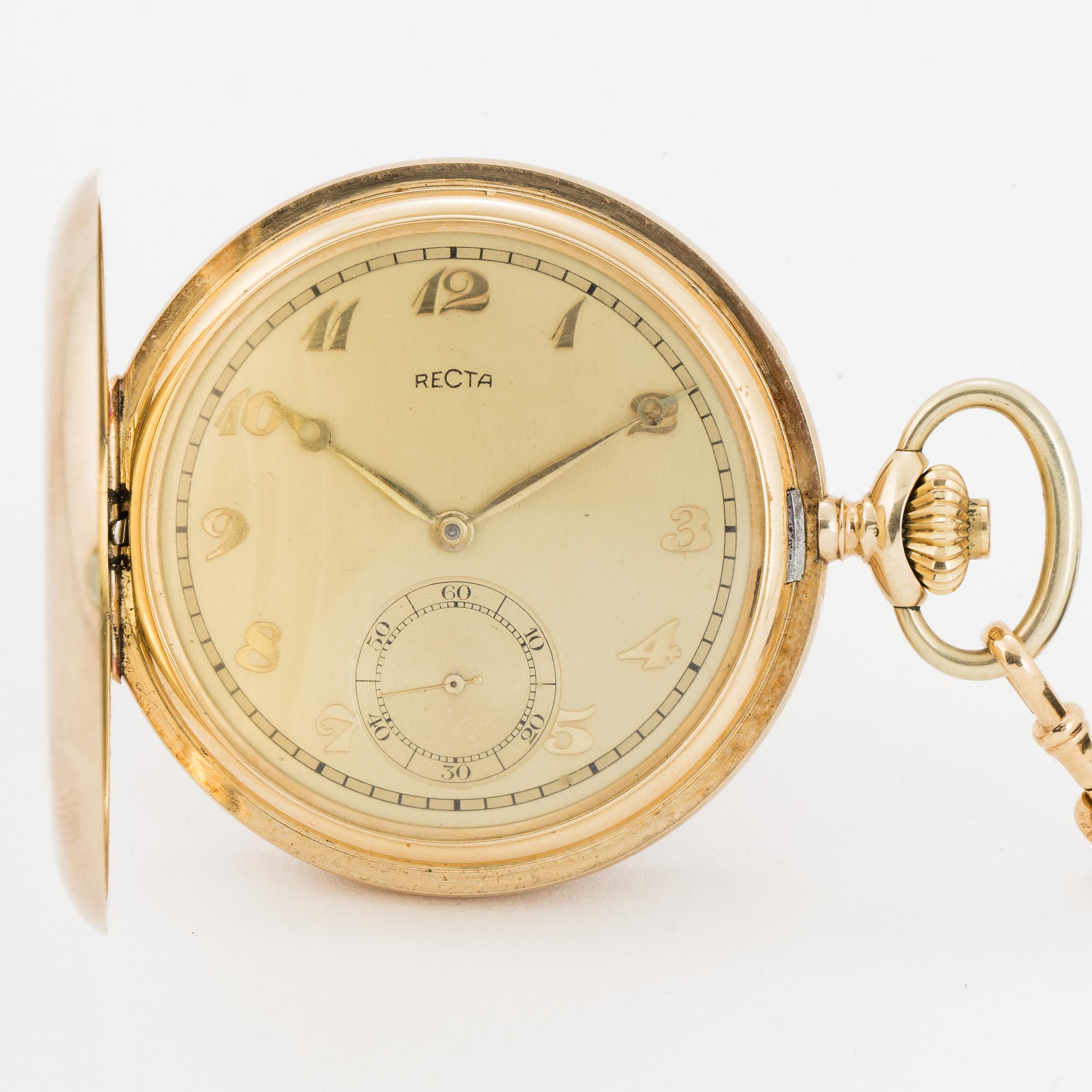 RECTA pocket watch 51 mm. Bukowskis