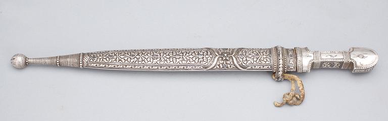 KINDJAL, silver, Ryssland, Dagestan, otydliga stämplar, 1908-1917.