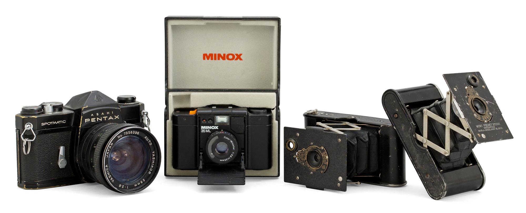 CAMERAS, 4 pieces,