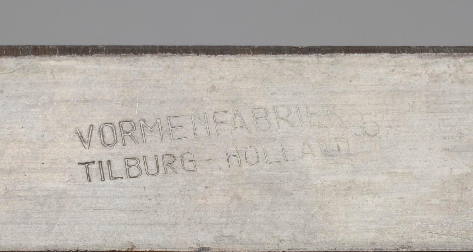 CHOKLADFORM, metall, Holland, 1900-tal.