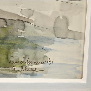 AGNES CLEVE, blandteknik, sign o dat -41.