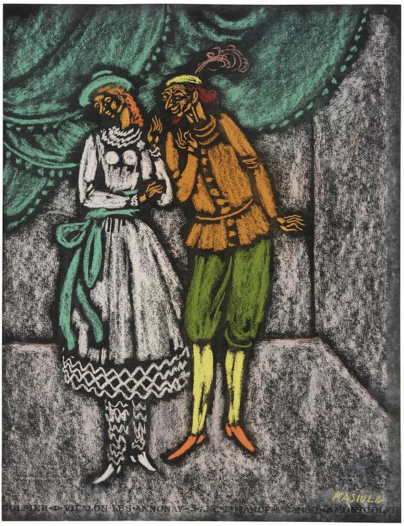 Vytautas Kasiulis, Courting couple.