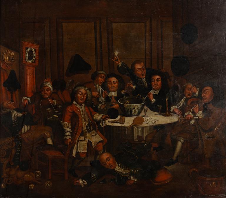 William Hogarth, efter, Partying company.