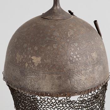 A Persian Khula Khud, 19th century.