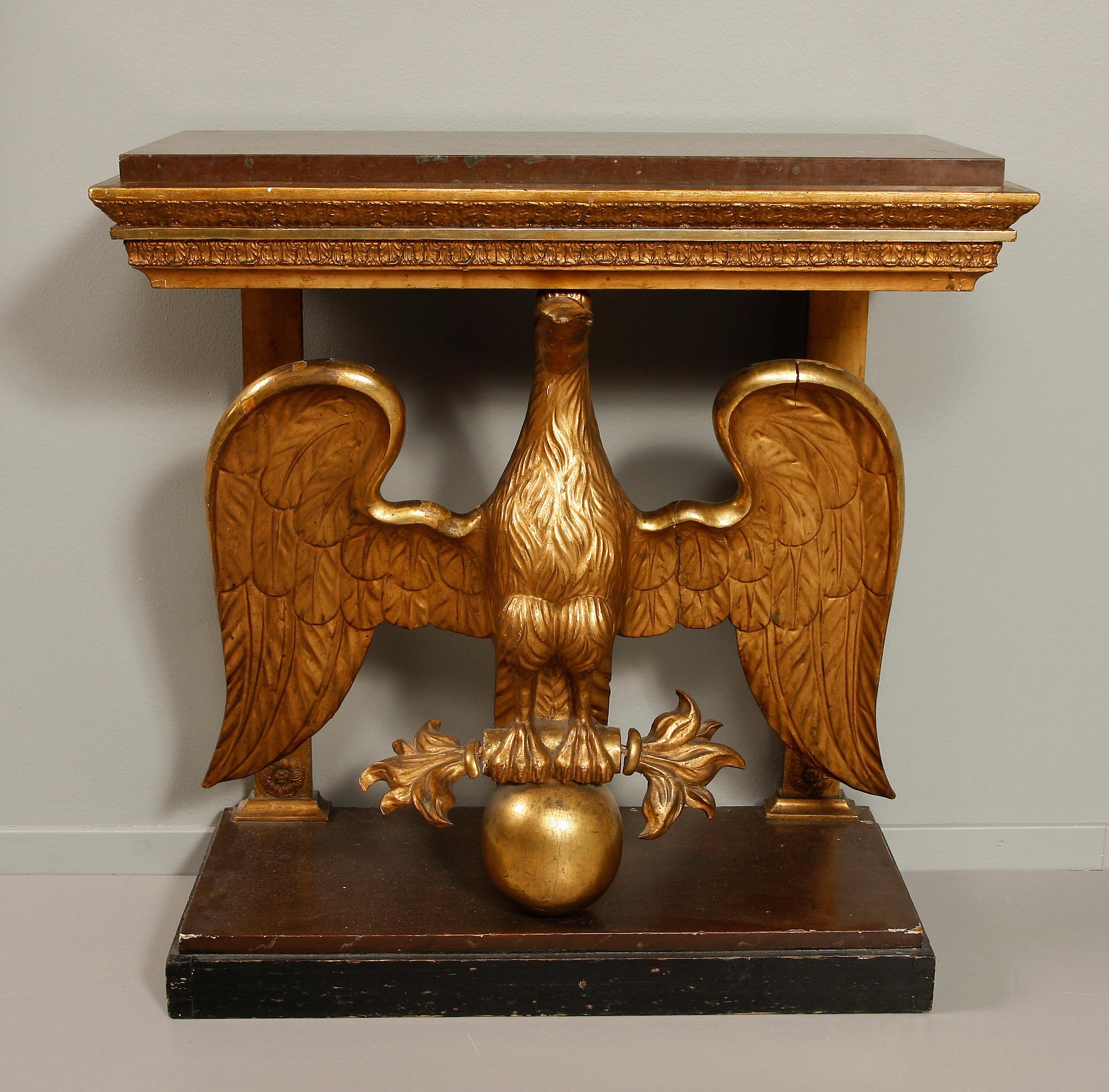 KONSOLBORD, empire, 1800-talets första hälft.