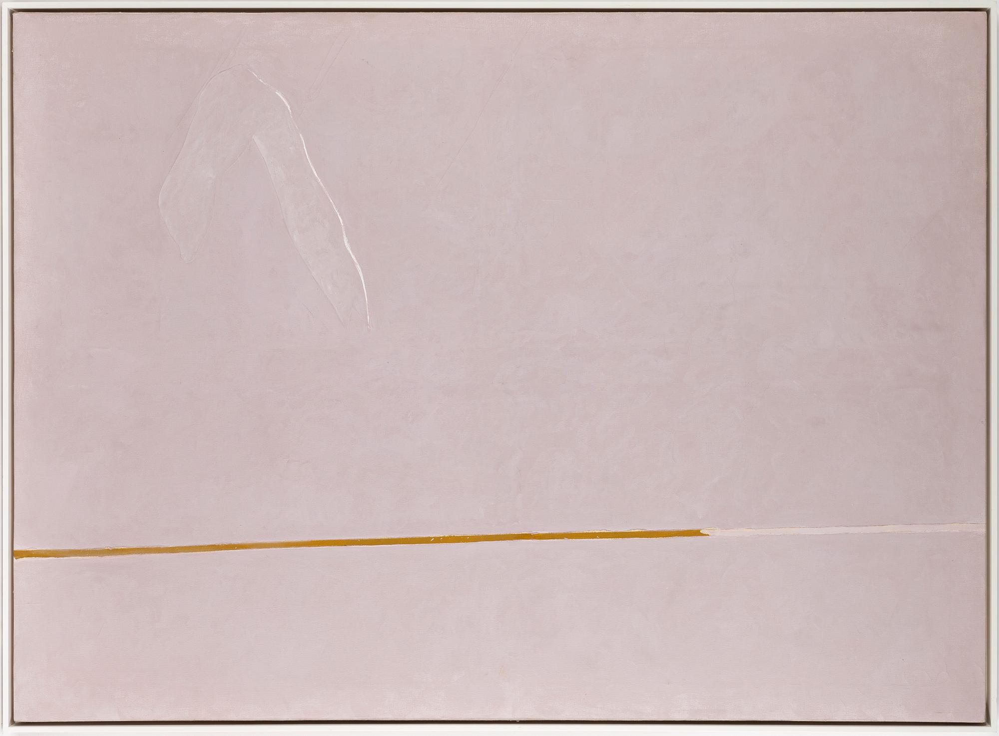 ADJA YUNKERS, acrylic/collage on canvas, signed and dated Oct, 1970 on verso.