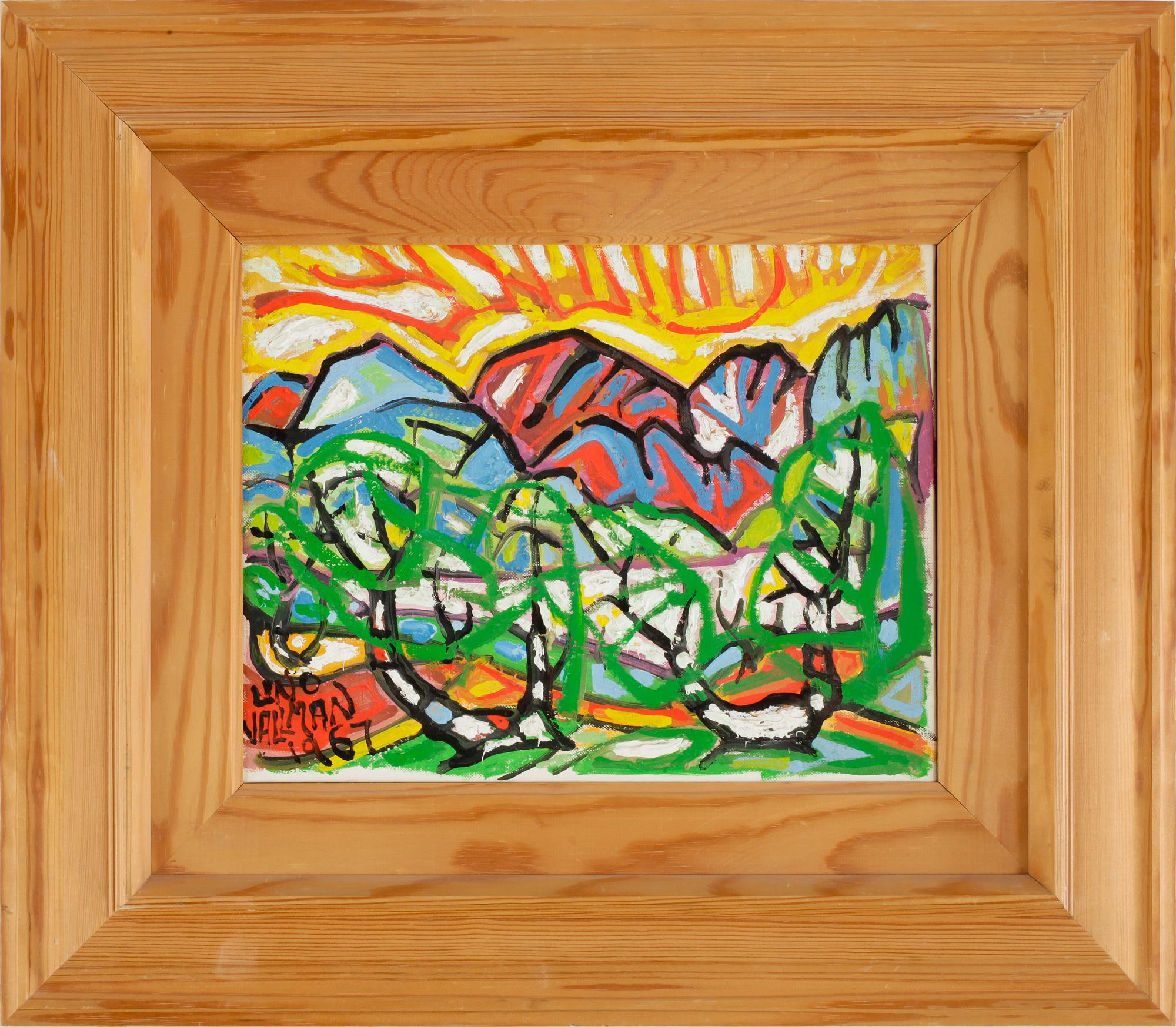 UNO VALLMAN, olja på duk, sign o dat 1967.