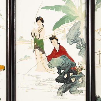 Vikskärm, Kina, 1900-talets mitt.