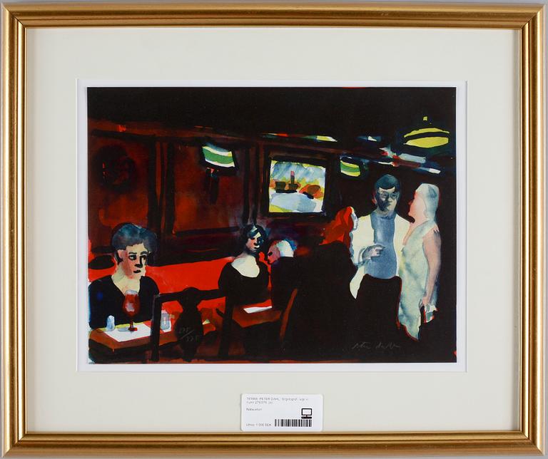 PETER DAHL, färglitografi, sign o numr 275/375.