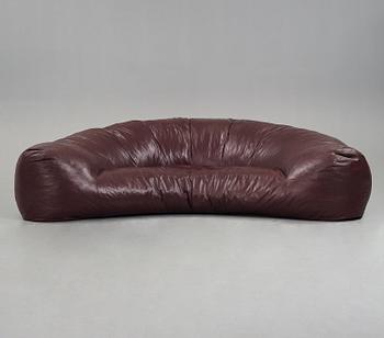 Raphael Raffel / Raphaël, a 'Croissant'  sofa, Maison Honoré, Paris 1970's.