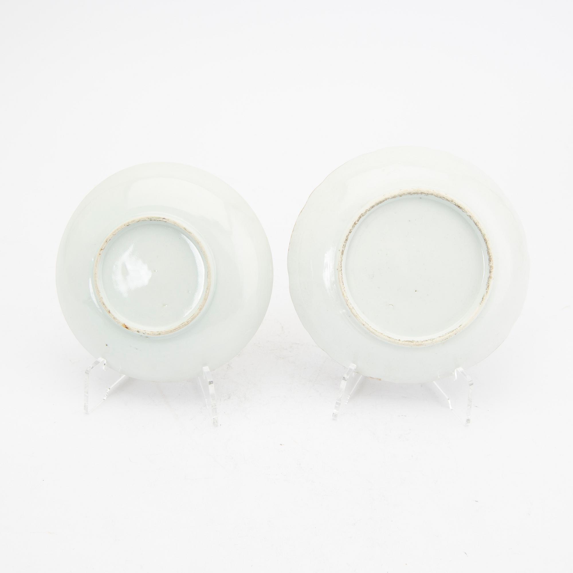 Teservis 11 dlr Kina Kanton sent 1800-tal porslin.