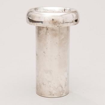 A sterling silver vase, 'Growth', mark of TW, Kultakeskus, Hämeenlinna 1990.