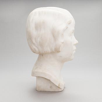 John Lundqvist, marble sculpture, signed and dated 1924, nr 27.