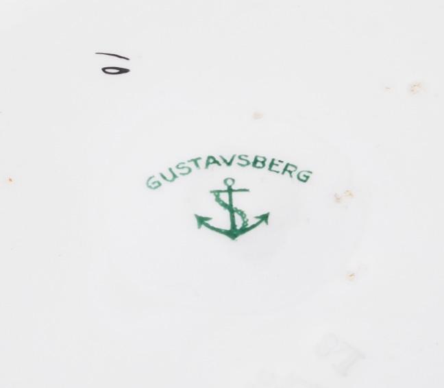 BÅLSKÅLAR, 2 st, Gustavsberg 1920-1945.