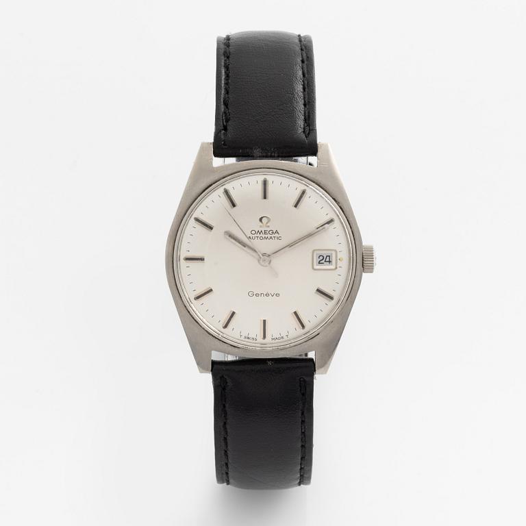 Omega, Genève, wristwatch, 34 mm.