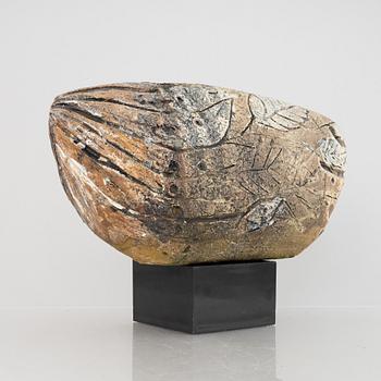 Henrik Allert, skulptur, stengods, signerad.