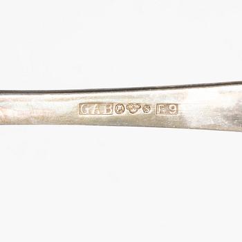 Jacob Ängman, bestick, 24 st, silver, modell "Rosenholm", GAB, Stockholm 1960-tal.